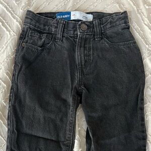 Old Navy Boys Dark Gray Straight Jeans